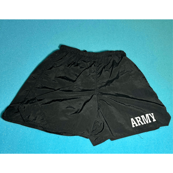 Rothco Army Shorts Black Military Physical Training 6021 Brief Lining Size M - Picture 6 of 10